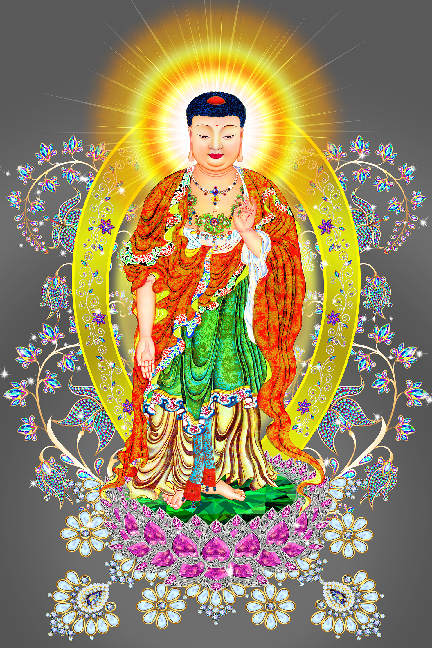 Tranh Phật A Di Đà (3141)